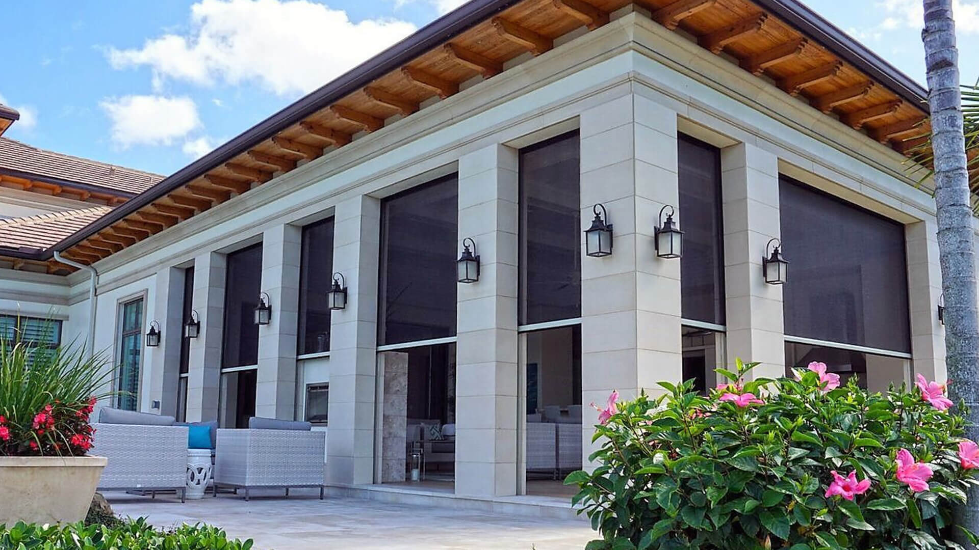 outdoor space all year round with a variety of accessories to beat the