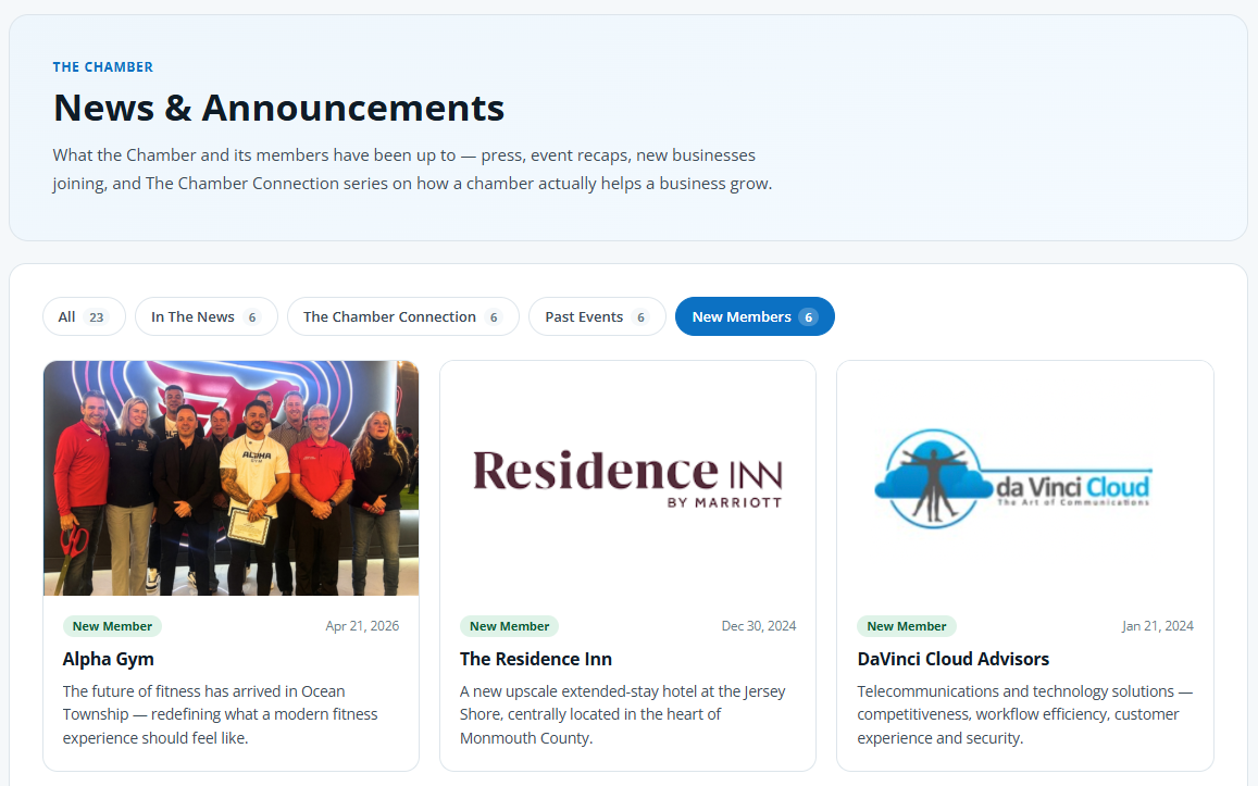 News and announcements