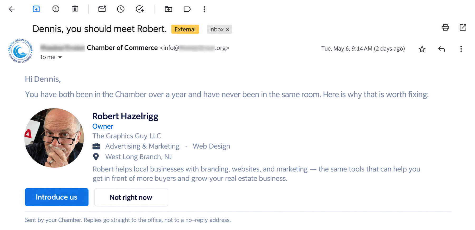 Introduction email