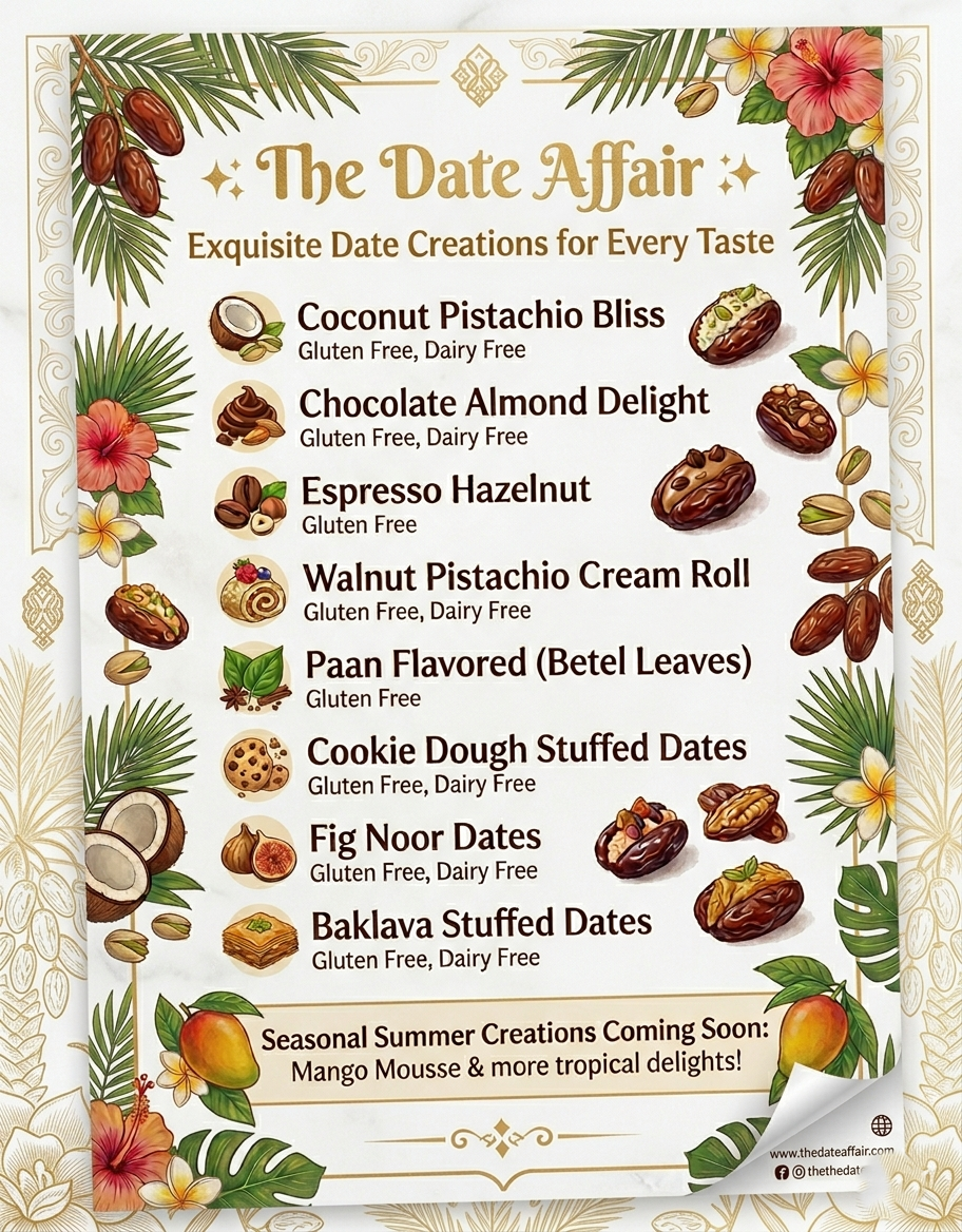 New Flavors Delights - The Date Affair